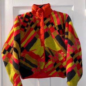 Free people movement hit the slopes fleece snap jacket size xs nwot